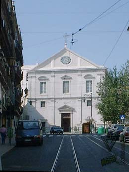 Church of São Roque near Largo da Trindade