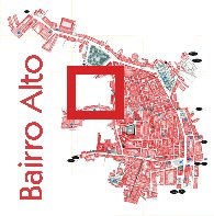 Ver Mapa do Bairro Alto em pormenor